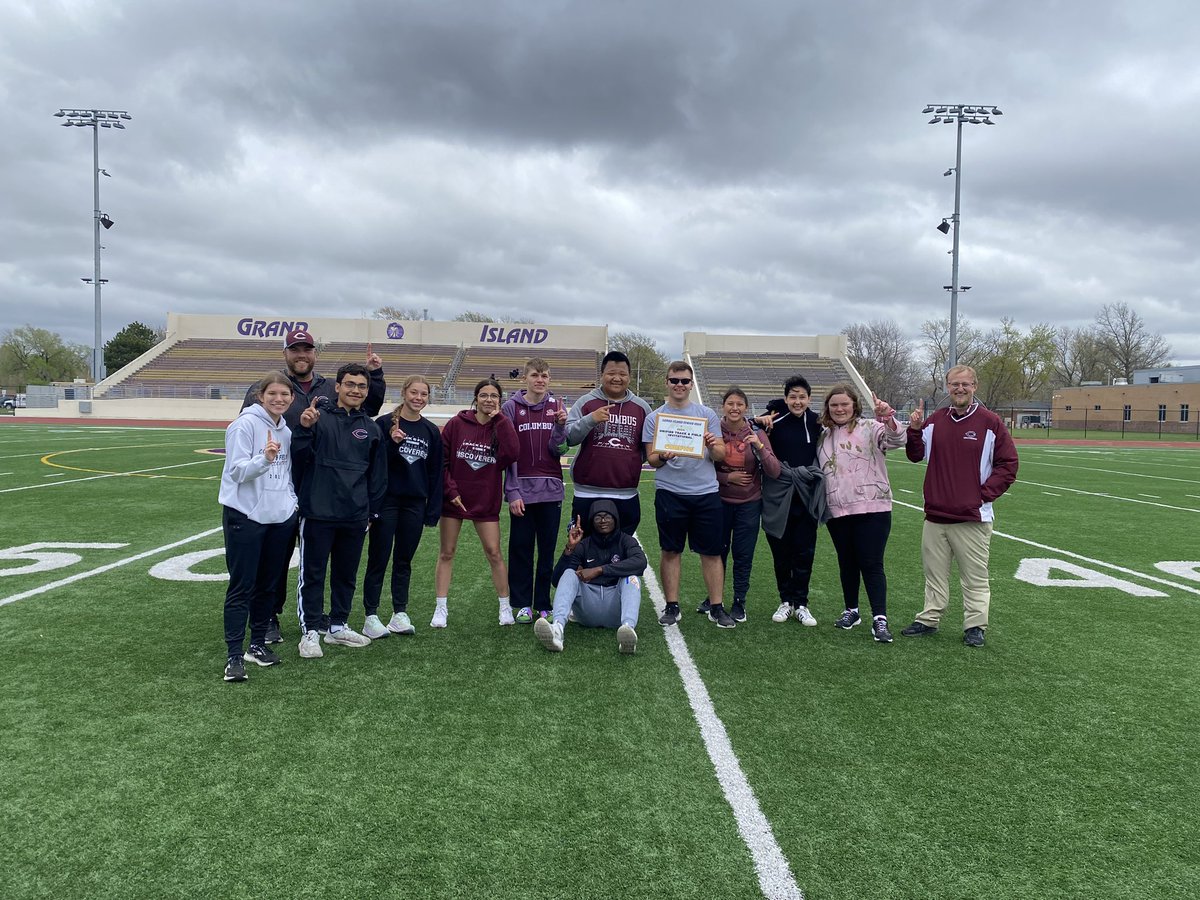 CoachSanderCHS's tweet photo. Columbus Unified Track Team wins the GISH Unified Meet!!! Way to go team!
#champs https://t.co/oVK6l0t4oz