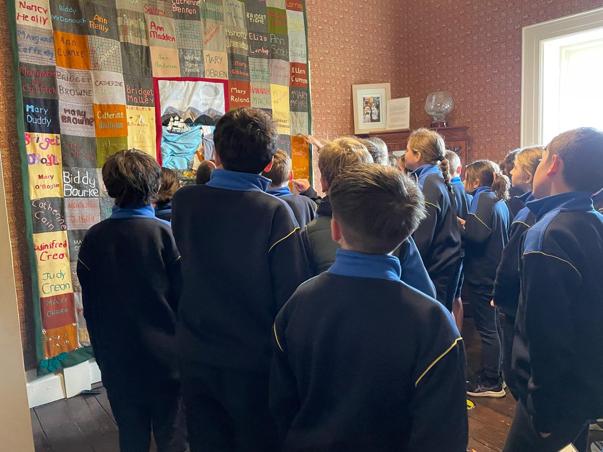 The 4th class from Behy NS joined us for our ever popular Famine Workshop, learning all about An Górta Mór. They watched a presentation, listened to a fictional story of what life was like in Famine times & learnt all about the Irish Famine girls. We hope they enjoyed their visit