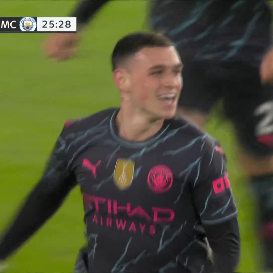 Phil Foden's 50th Premier League goal doubles the lead for Manchester City 👏📺 @USANetwork