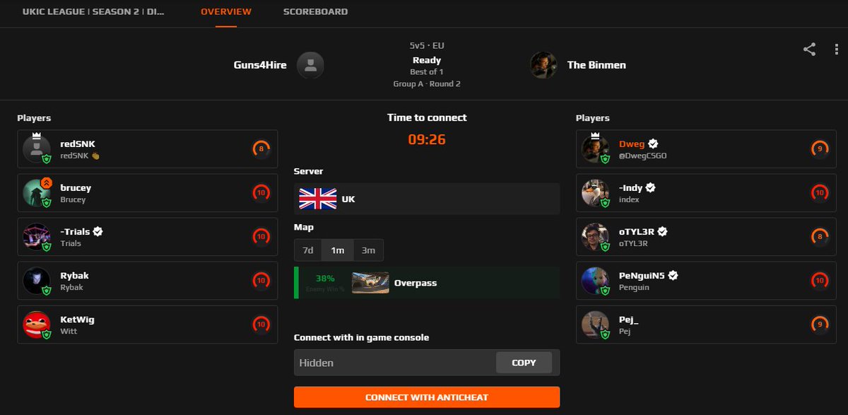 Josh Nathan (@dwegcs) on Twitter photo UKIC Division 3 - 1st Game of the Season
twitch tv/dweg UKIC Division 3 - 1st Game of the Season
twitch tv/dweg