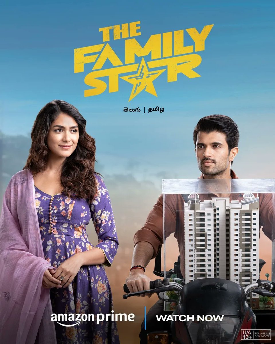 Film #TheFamilyStar Streaming Now On #PrimeVideo In Telugu & Tamil.
Starring: #VijayDevarakonda, #MrunalThakur, #DivyanshaKaushik, #VennelaKishore, #RohiniHattangadi, #AjayGhosh & More.
Directed By #ParasuRam.

#TheFamilyStarOnPrime #TeluguMovie #OTTFilms #OTTUpdates #AllInOneOTT