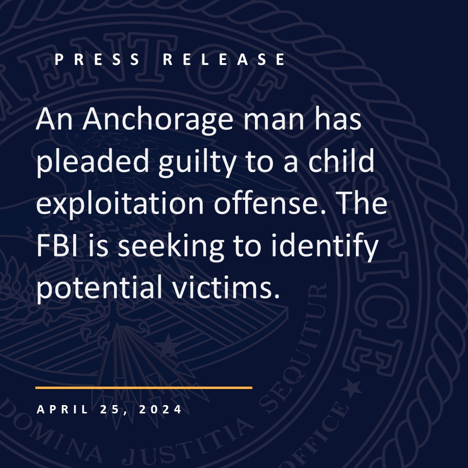 An Anchorage man pleaded guilty today to attempting to entice a minor. If you have info about Benjamin Roundy’s actions or someone using the name “Aleks” or “Alekzander Marko,' call @FBIAnchorage at 907-276-4441 or visit tips.fbi.gov. justice.gov/usao-ak/pr/anc…