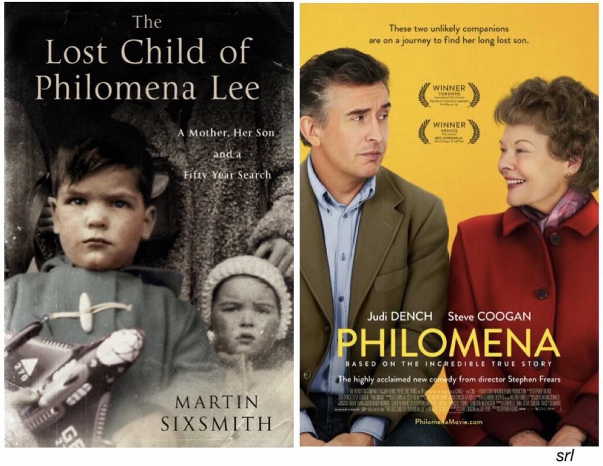 10pm TODAY on @BBCFOUR 

The 2013 film🎥 “Philomena” directed by #StephenFrears from a screenplay by Steve Coogan & #JeffPope 

Based on #MartinSixsmith’s 2009 book📖 “The Lost Child of Philomena Lee”

🌟#JudiDench #SteveCoogan