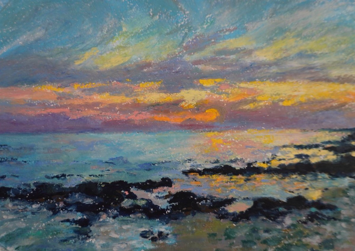 bluemerries's tweet photo. with oil pastels 🌸 https://t.co/m5YRLtHla2