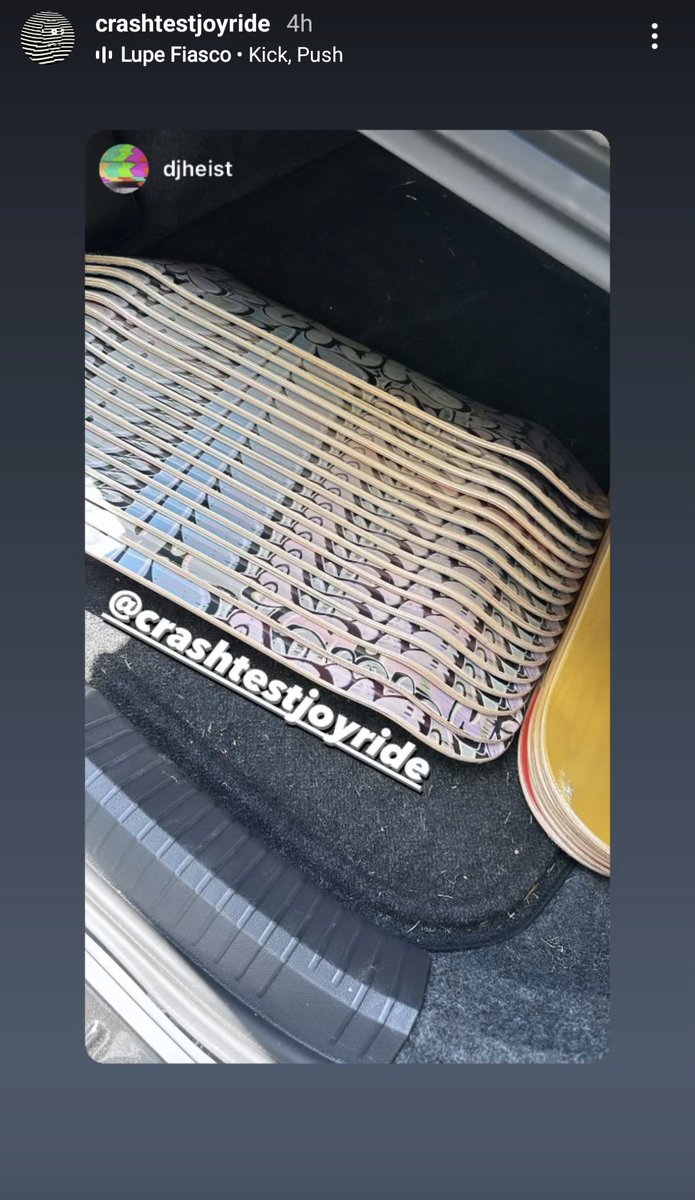 You gotta follow the <a href="/CrashTestJR/">Crash Test Joyride</a> IG account.

Always some goodness!