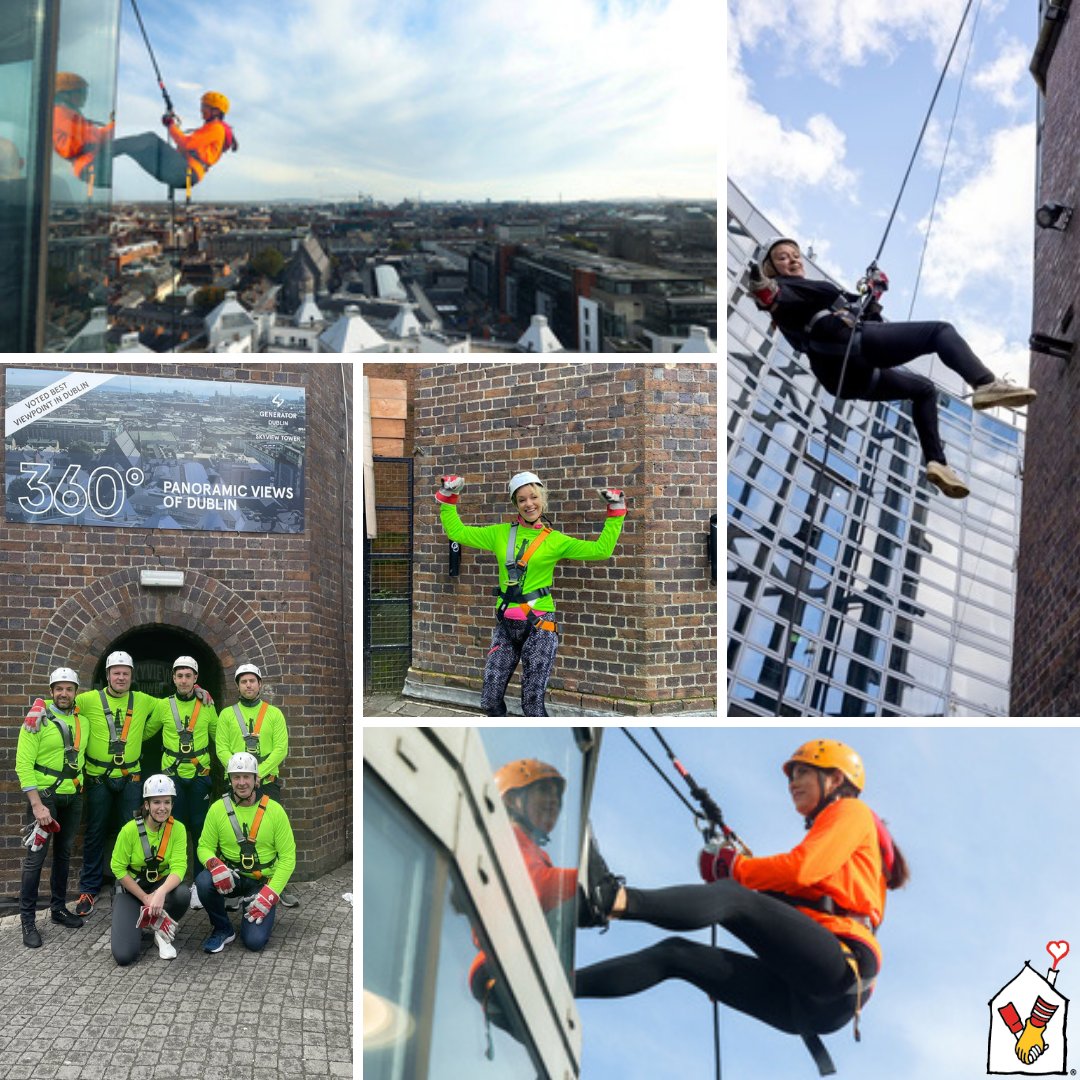 Tomorrow over 100 brave RMHC supporters take on The Ronald McDonald House Smithfield Tower DROP and we cannot wait! 🤩 To our abseilers, let's gear up for some thrills and let's conquer new heights! See you all tomorrow 🤩