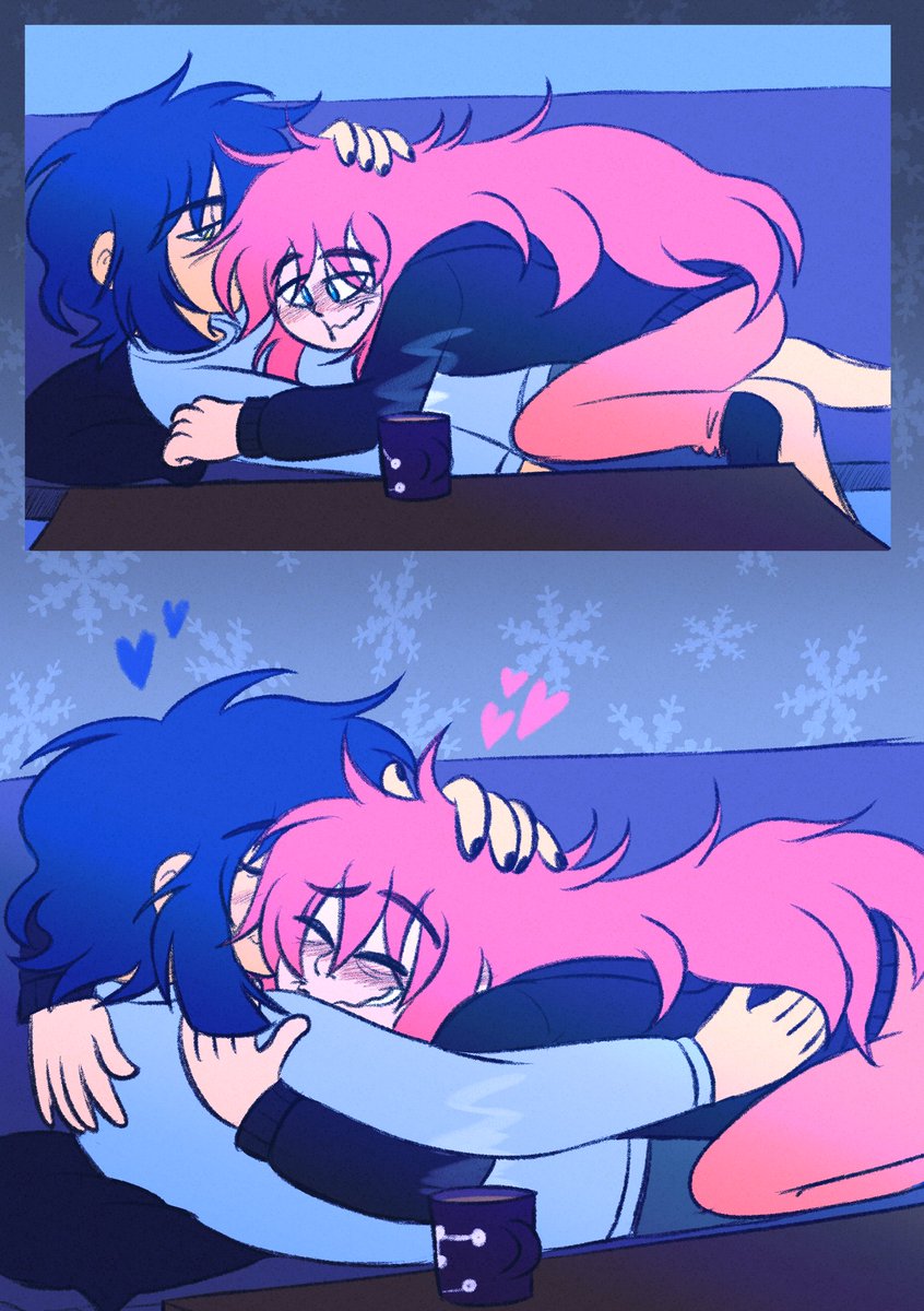 Check it out! This was a fun little comm I got from @xzazupsilon for her really good story '(Not So) Cold Comforts'. Go give it a read if you like some wholesome, non-verbal Bryos. 😌
archiveofourown.org/works/54720034