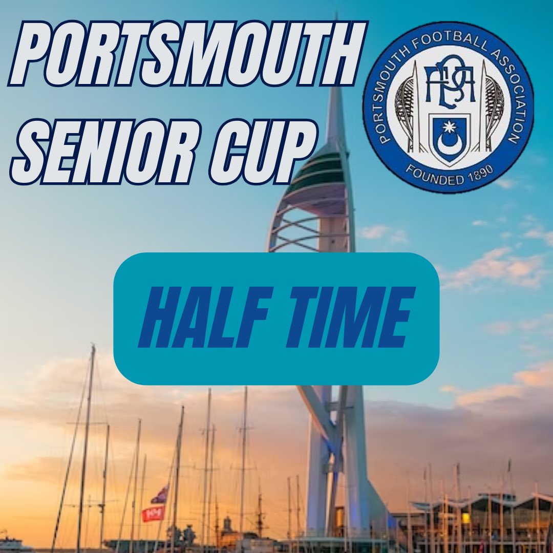 Ⓗⓐⓛⓕ ⓣⓘⓜⓔ ⓢⓒⓞⓡⓔ 🏆#Portsmouth Senior Cup Semi Final @PTFCTheRams 0-0 @NavyFootball1