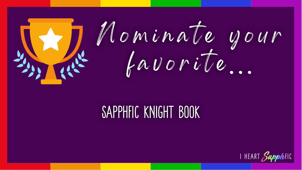 This week we want to know – what is your favorite #sapphic story featuring a knight as a main character? As always, we'll be making a poll, so be sure your favorite makes the list! #SapphicFiction #QueerReads #IHSReadingChallenge