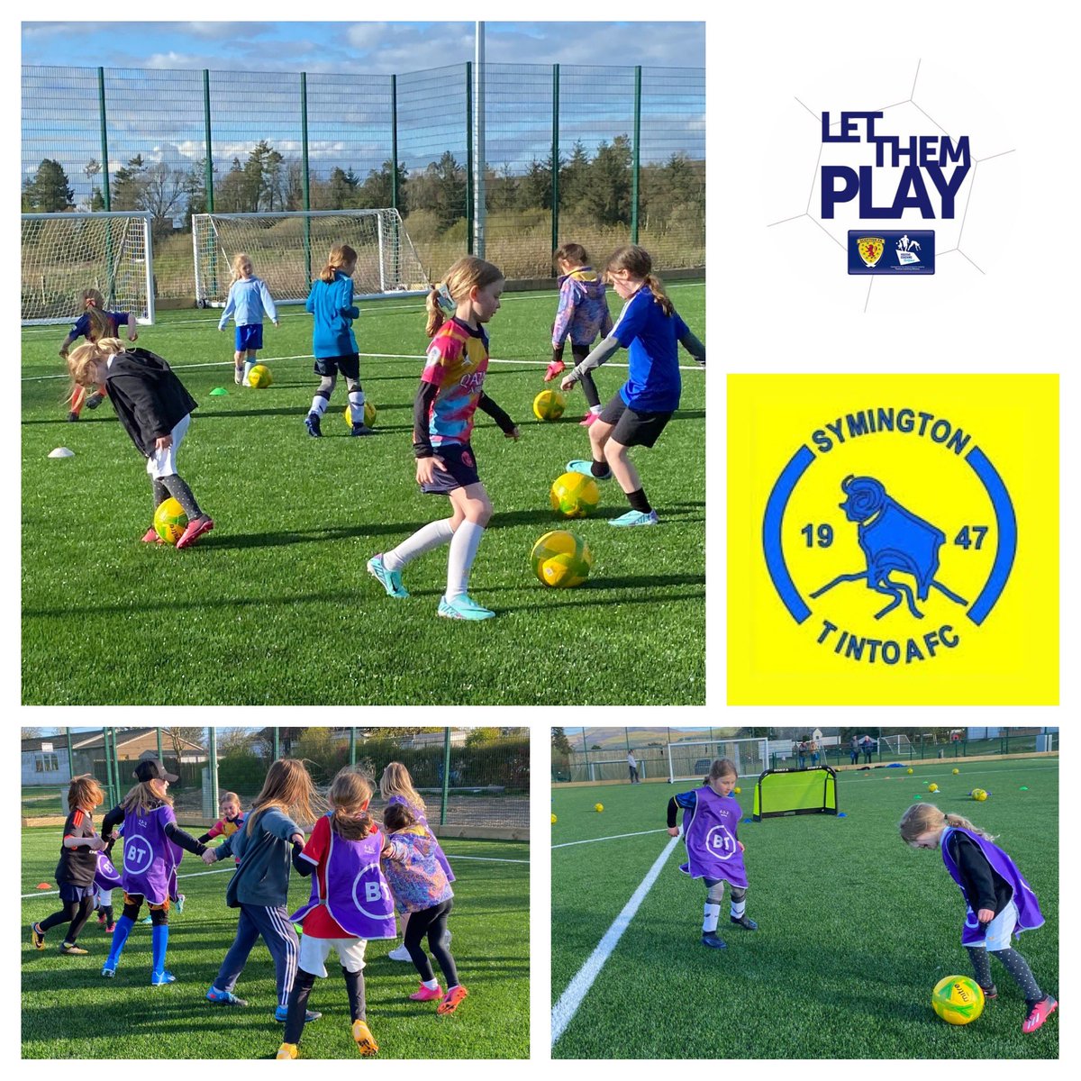 #PowerOfFootball | A great night with the @SymTinto Girls 👍🏼⚽️☀️ Activation games, moving with the ⚽️, fun passing challenges, 1v1’s and games 🤩👏🏼 A night full of activity, engagement & fun 🙏🏻❤️ Brilliant support, praise & enthusiasm from their coach, Richard 🙌🏼🔥 #LetThemPlay