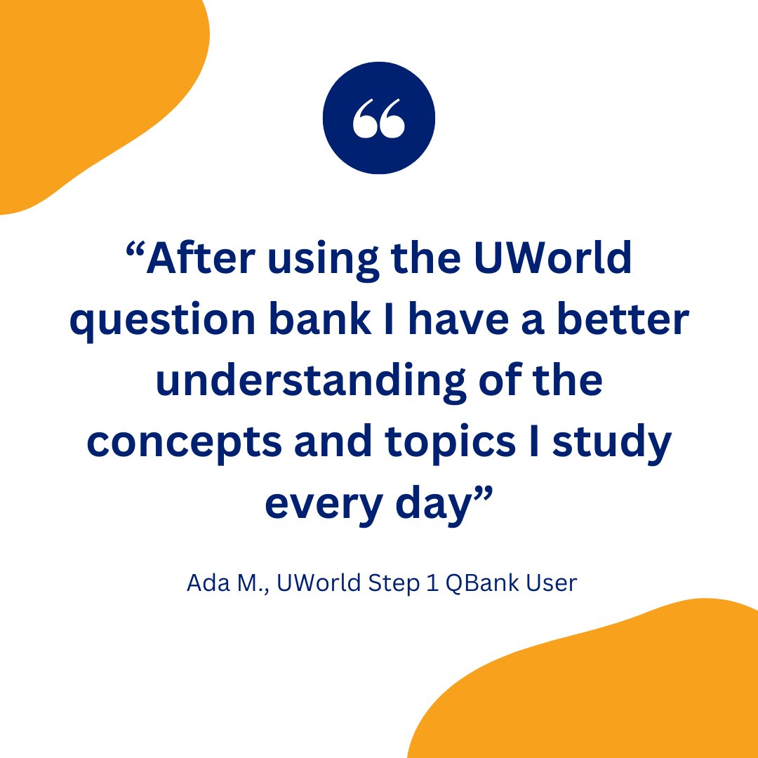 No matter when you begin your UWorld review, you’ll receive up-to-date material mapped to the latest USMLE content outline. Our physician-author team works around the clock to automatically update questions and explanations. bit.ly/3xQBwTr