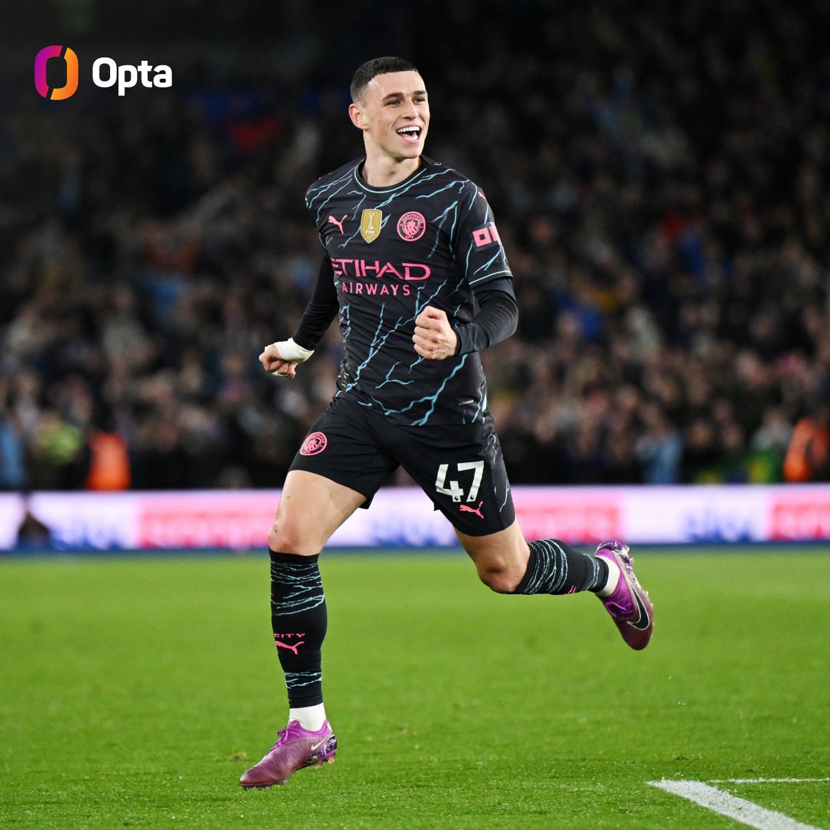 50 - Phil Foden has scored his 50th Premier League goal, and is only the third player to score 50 top-flight goals under Pep Guardiola while aged 23 or younger, after Lionel Messi and Erling Haaland. Star.