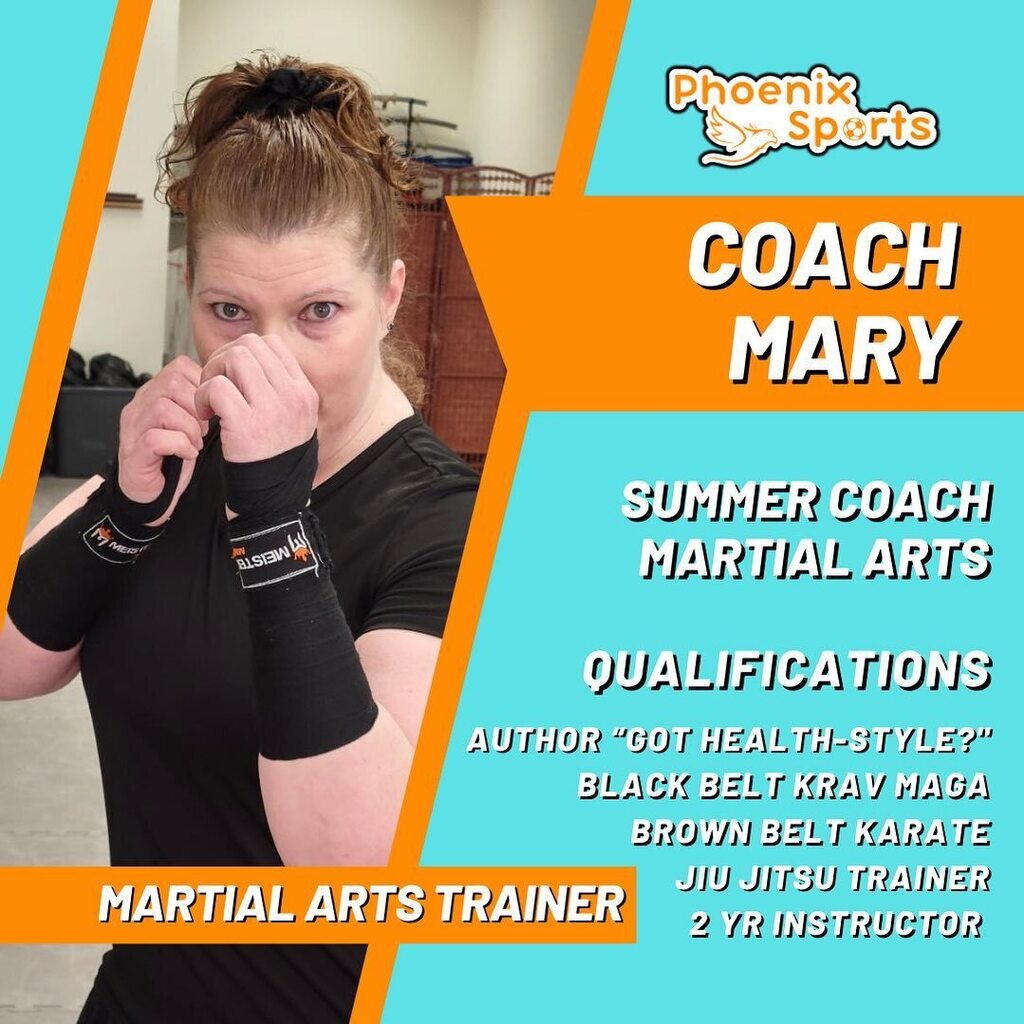 Welcome to the team Coach Mary! Our summer martial arts instructor who will bring self discipline, technique, flexibility, mental strength, and overall well being to our summer camps!

She will lead Krav Maga, Karate, and Jiu Jitsu!!

Register Today!
ift.tt/Jkz1uv0

——…