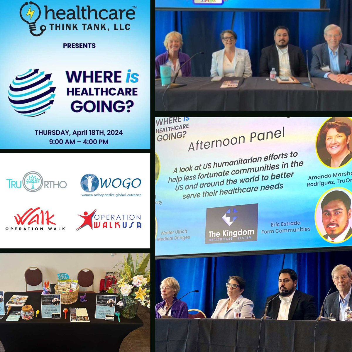 TruOrthoSA's tweet photo. Dr. Amanda Marshall-Rodriguez was part of a Healthcare panel and delved into the critical topic of US humanitarian efforts, shedding light on how organizations like @womenofwogo , @OpWalk , and @OpWalkUSA are making a difference in less fortunate communities globally. https://t.co/2BaUW66wa8
