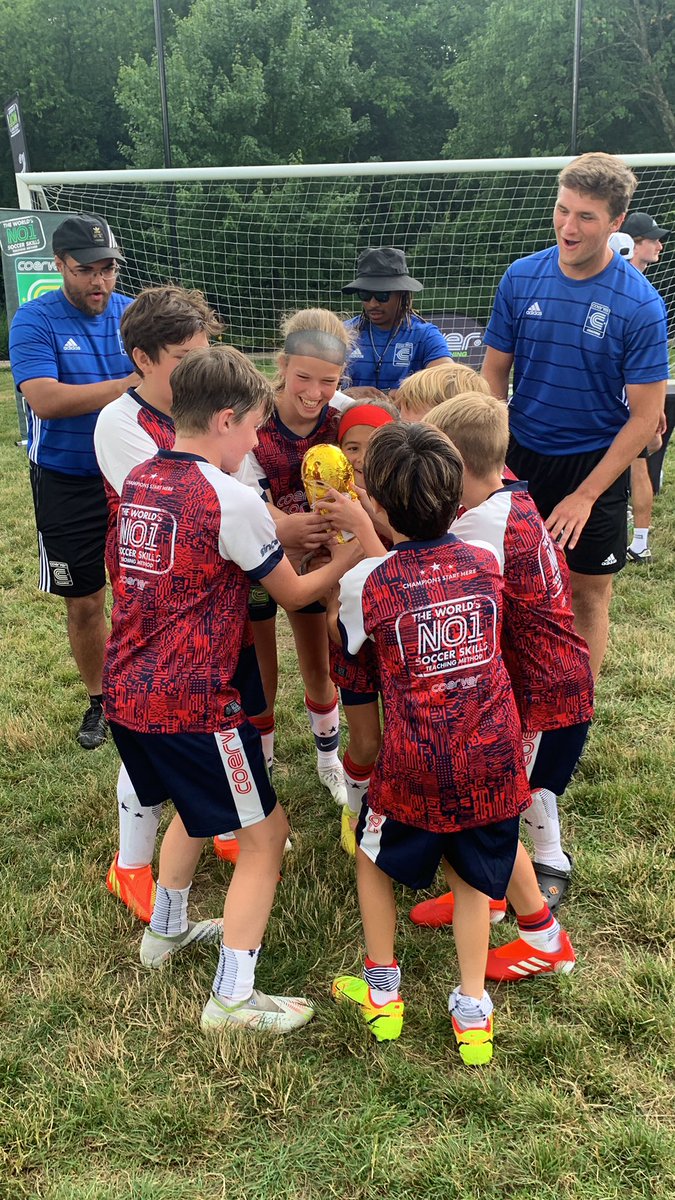 CoerverOhio's tweet image. Effective Team Play is the goal!
Coerver kids will not only practice ball mastery and 1v1 moves, they’ll compete, test their soccer IQ, deal with adversity, polish their 1st touch, weighted passes, defending, finishing under pressure, SSG situations, sleep well and smile 😊