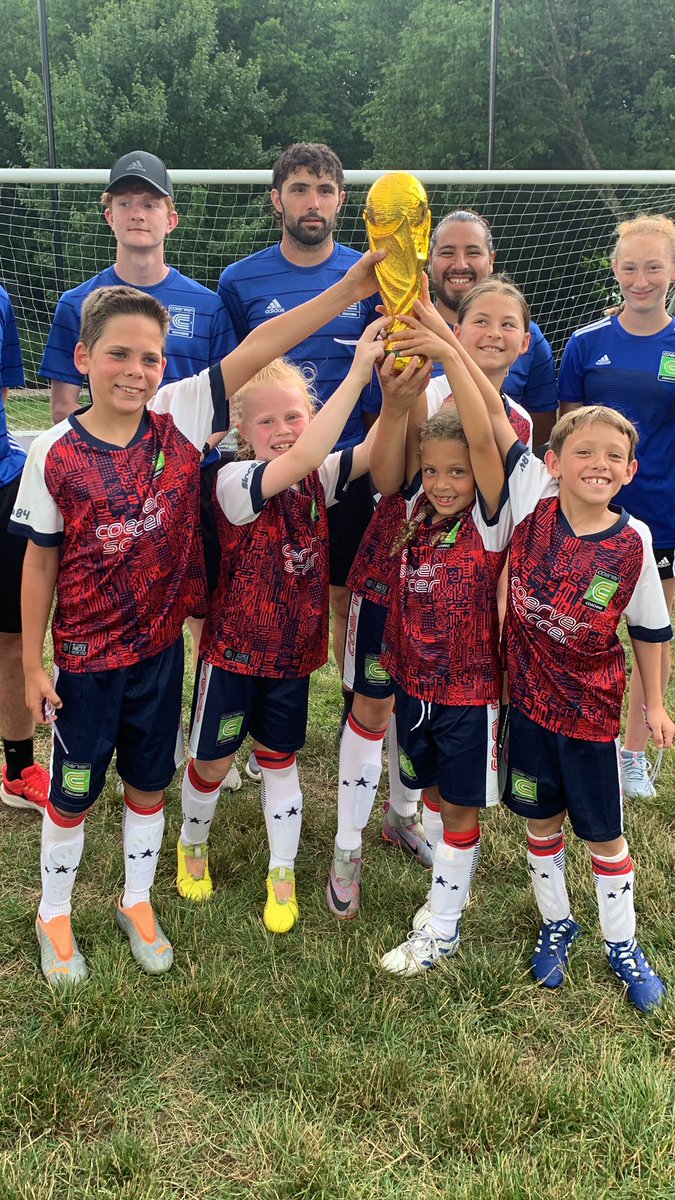 CoerverOhio's tweet image. Effective Team Play is the goal!
Coerver kids will not only practice ball mastery and 1v1 moves, they’ll compete, test their soccer IQ, deal with adversity, polish their 1st touch, weighted passes, defending, finishing under pressure, SSG situations, sleep well and smile 😊