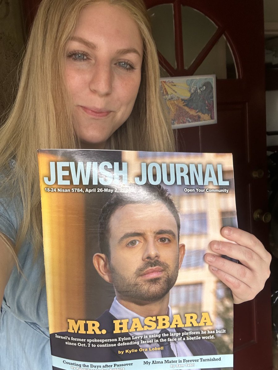 My ⁦@EylonALevy⁩ cover story for the ⁦@JewishJournal⁩ just arrived!