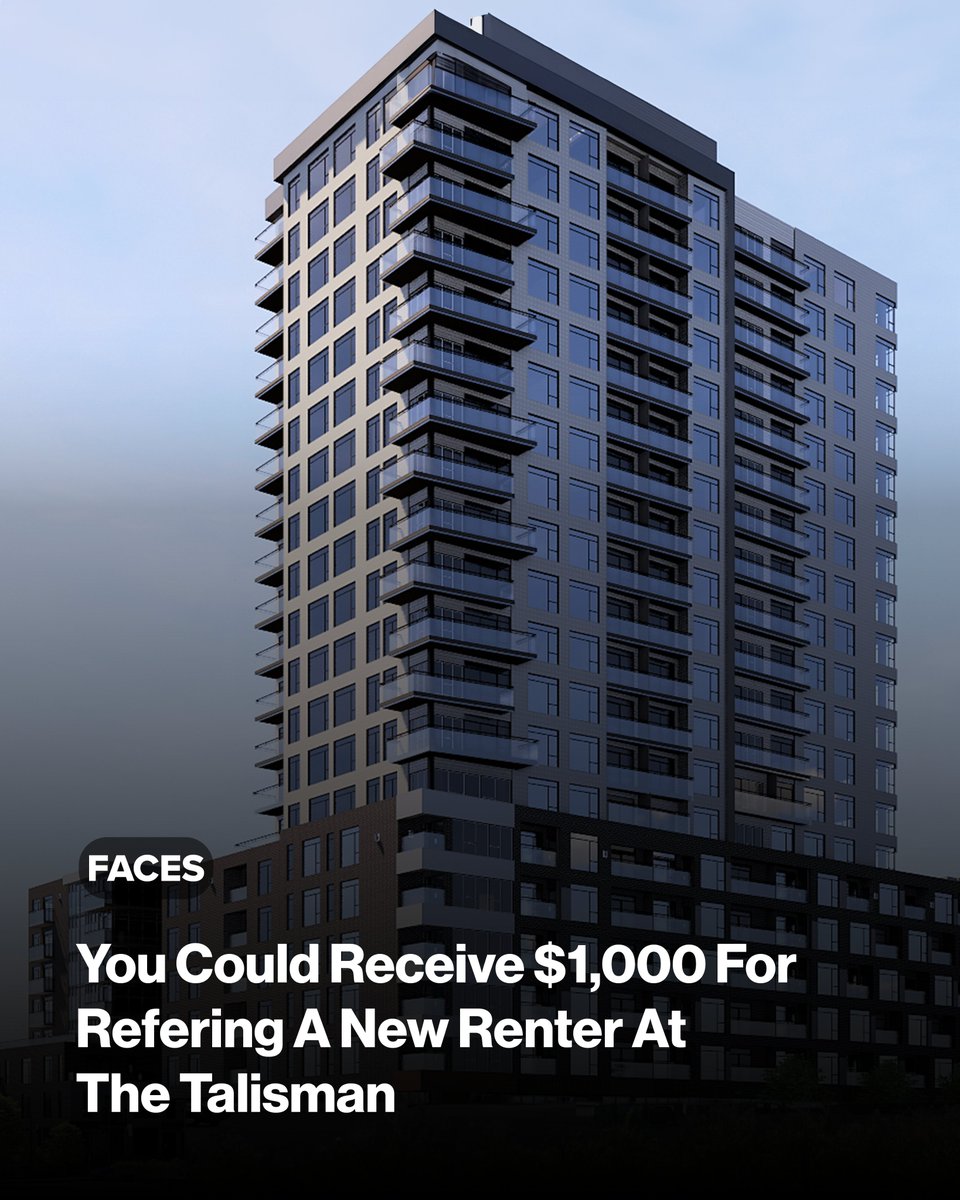 Do you know someone looking for a new apartment? @SleepwellPM's $1,000 Referral Program and Exciting Move-In Promotions are here for Ottawa's newest development! Receive $1,000 cash for any of your referrals who sign a lease at The Talisman. Come see this brand new build at…