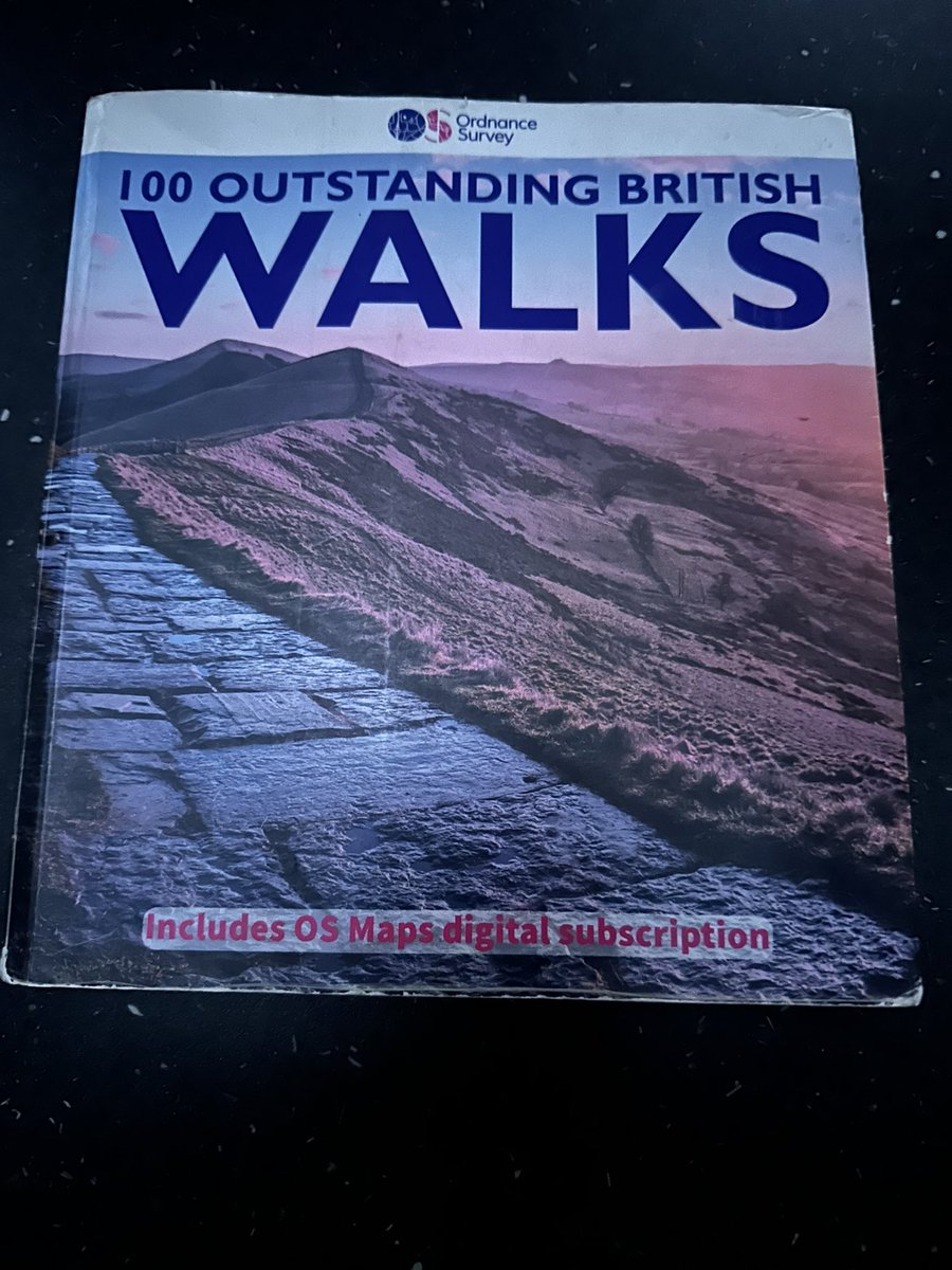 Interrupted by a broken leg and COVID but now only 10 to go! Should complete this trip . @OrdnanceSurvey  - thanks for a great collection of British Walks