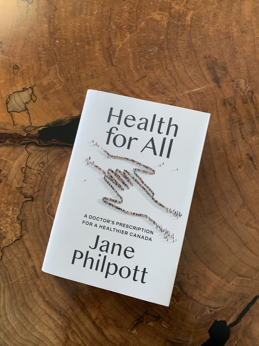 I can’t wait to dig into this important book - Healthcare for All - for me the title captures the tension between our current #HealthSystem reality with not so universal healthcare to what has become aspirational! @janephilpott