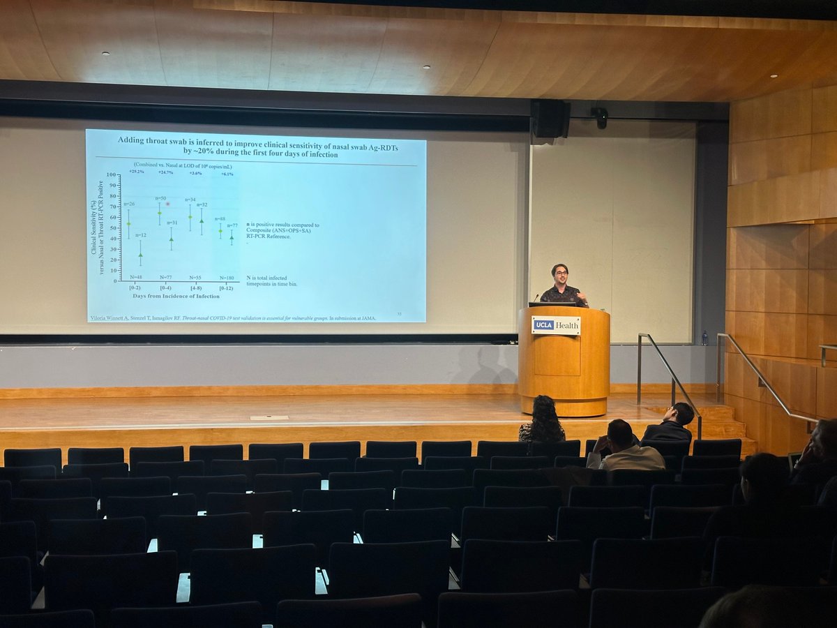 He adds that swabbing both nose & throat could enhance test sensitivity, but COVID-19 test manufacturers need to validate their tests for this specimen type. This improvement in early detection would be impactful for the most vulnerable, including the immunocompromised.