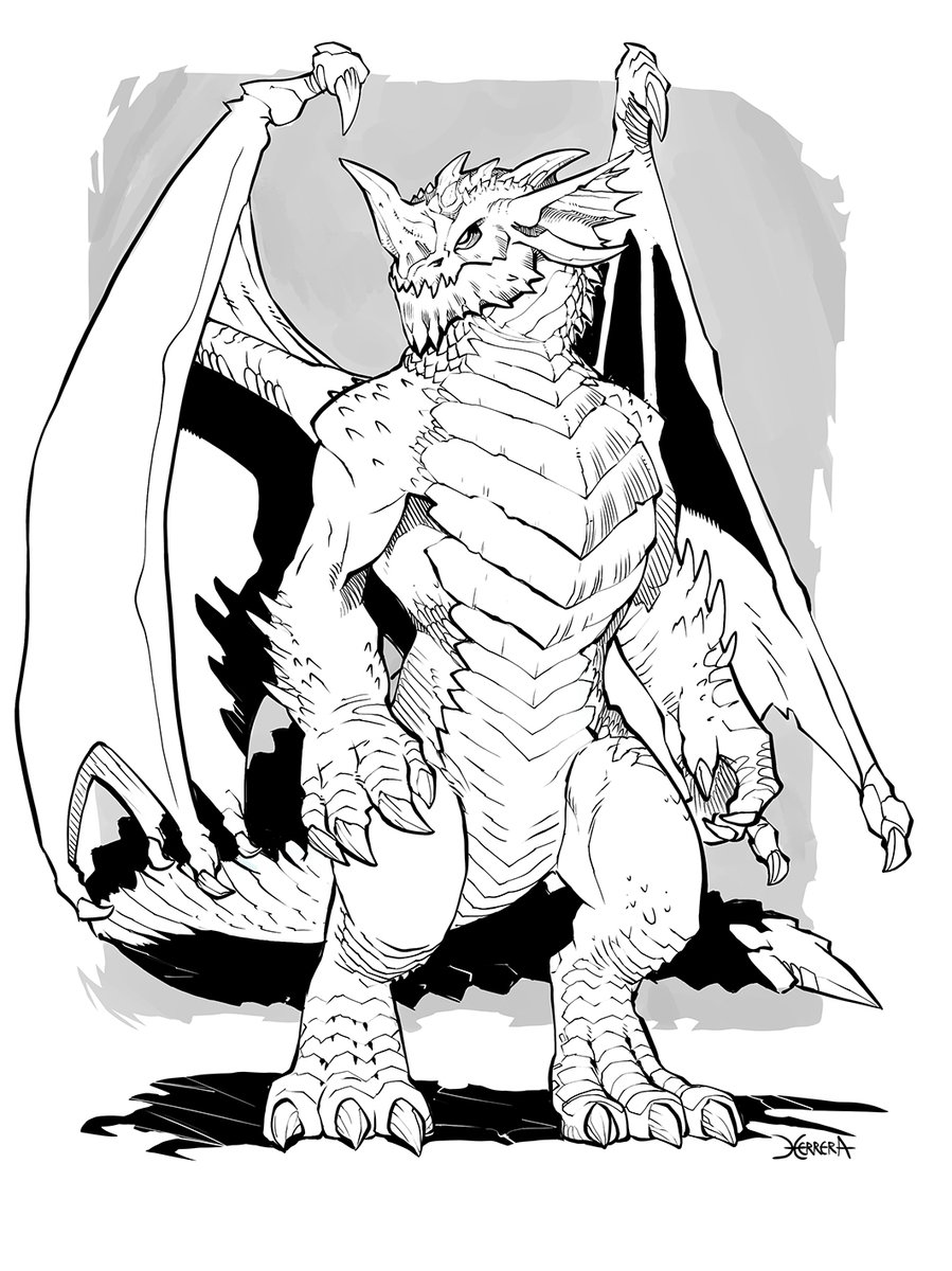 Y aqui tenemos al Dragon azul según la clasificación de D&amp;D, en posición bípeda y vistiendo un elegante uniforme militar de época. Comisión terminada.