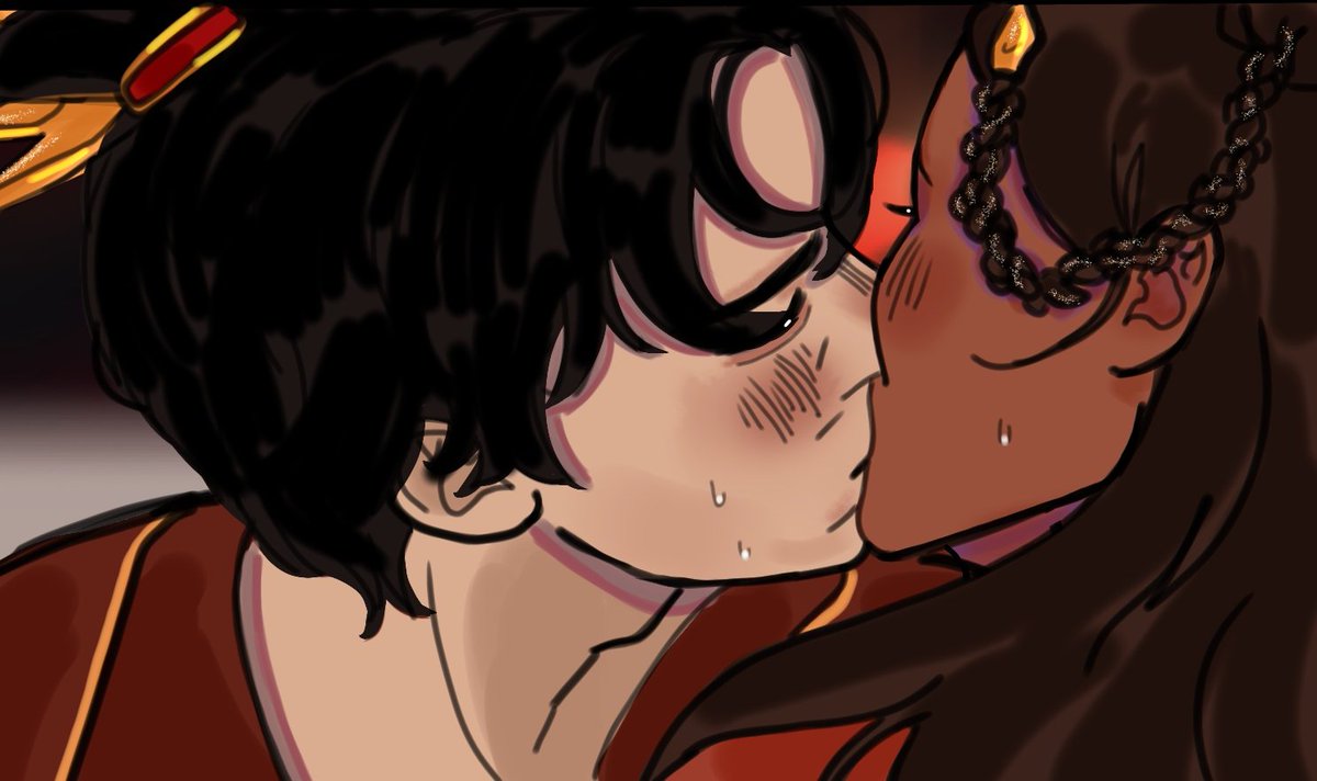 Kartyboomz's tweet photo. My current #zutara kisses https://t.co/pPNvFlHPsT