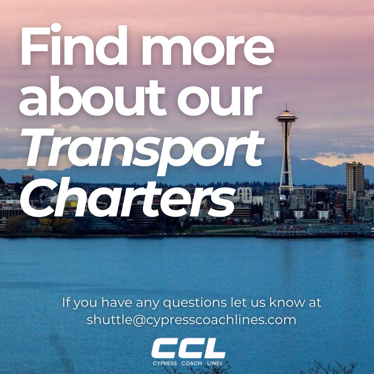 #CypressCoachLines has got you covered! 🌟  We have transport charters to Seattle and Vancouver Island 🚌🌲

BOOK ONLINE TODAY! bit.ly/3Inqoyw

#trip #summer #summertrip #bus #bustrip #vancouver #travelsafe #relax #nature #vancouverisland #tourism #seattle #busshuttle