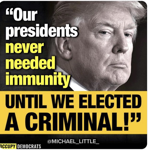 Why didn’t Trump request total presidential immunity when he was president? Why did he wait until he was caught and indicted?