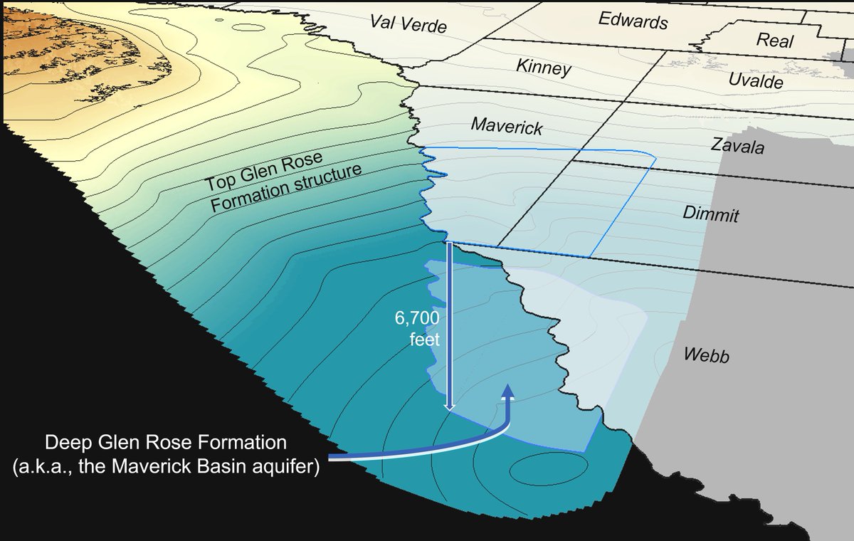 The @TWDB invites you to a webinar on Wednesday, May 8 from 2:00 to 3:30 p.m. about the Maverick Basin aquifer, where @INTERA_Inc will present on the occurrence of slightly saline produced water from the deep Glen Rose Formation. Register at register.gotowebinar.com/register/79914…. #txwater