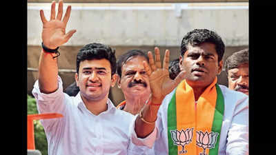 Hey Bengaluru! My dear kannadigas! We tamilans already showed exit door to Annamalai.. Its your duty to send out his friend too.. We hope you will do this! Vote for Democracy.. Reject hate! Reject BJP!

#Tejasvisurya #DiaperSurya #Elections2024