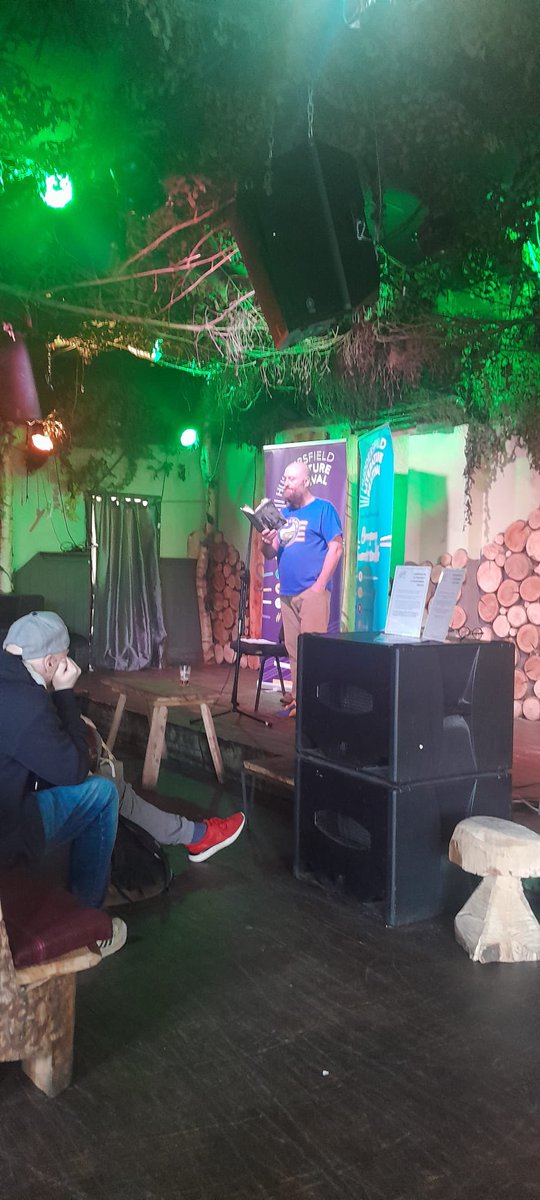 We were thrilled to have Steve Ely at Small Seeds this afternoon talking about his new book, an epic-length ecological poem called Eely 🤓📚 

#huddlitfest24 #huddersfieldliteraturefestival