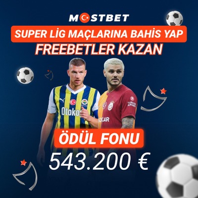 ⚽️Türkiye Süper Ligi maçlarına bahislerinizi yapın ve freebet kazanın! 🎉Türkiye Süper Ligi maçlarına en az 1,5 oranla 150 TL veya daha fazla live bahis oynayın ve herhangi bir sonuçta 100 TL freebet kazanın! 🏆 Mostbet ile kazanın! 👉Mostbet Giriş: bit.ly/Mostbet03ыъ