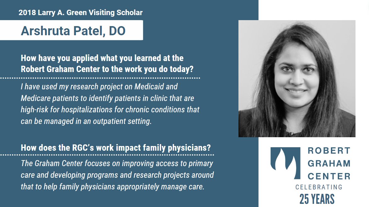 In honor of the #GrahamCenter’s 25th Anniversary, we’re checking in with our past visiting scholars to see what they're up to now. Learn how 2018 scholar Dr. Ashruta Patel uses her RGC experience in her work today. bit.ly/41P3Kce