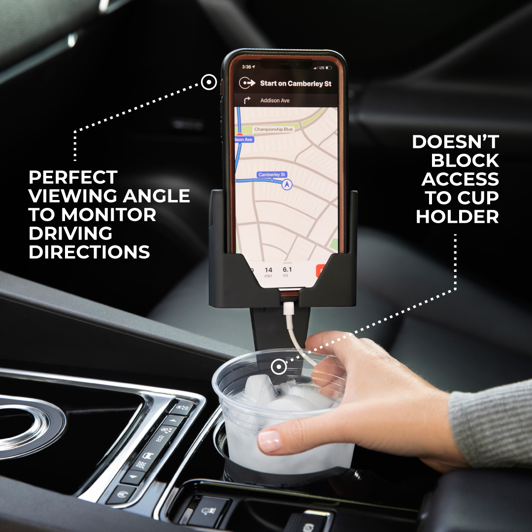 Car cell phone holder that fits in the cup holder without blocking it.
.
.
.
#safetyfirst #eyesontheroad  #drivesafe #driveresponsibly #NoTextingWhileDriving #StaySafe #EyesOnTheRoad  #DontTextAndDrive #RoadSafety #FocusOnTheRoad
#CellPhoneSeat #carphoneholder #PhoneSafety
