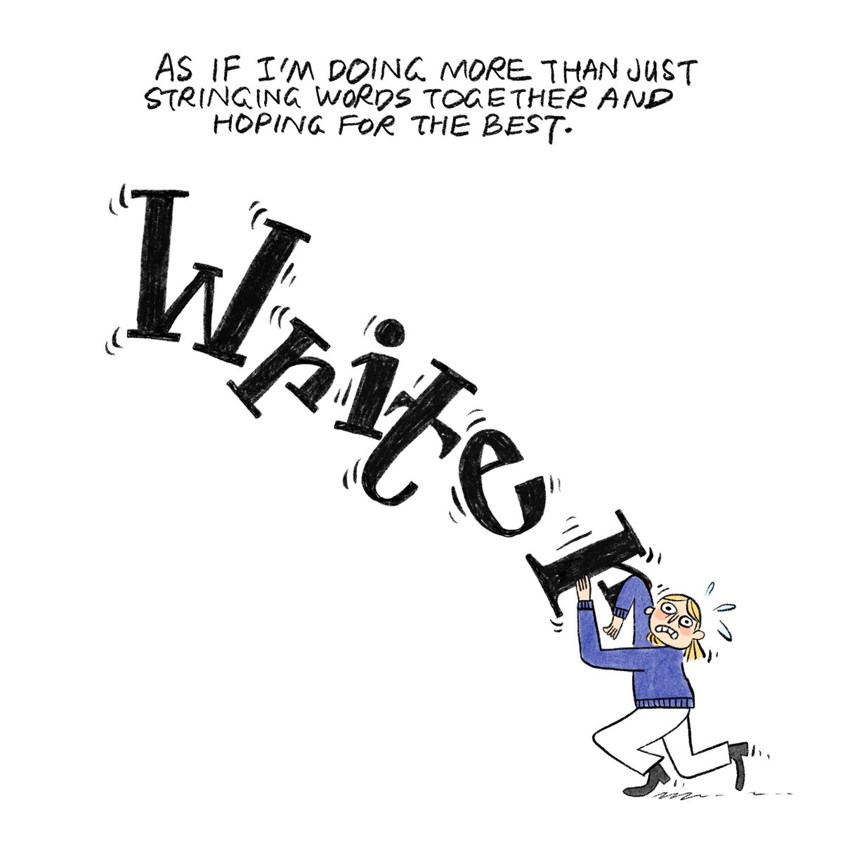 What happens when one begins to refer to herself as a “writer?” Read a new comic by <a href="/zoesees/">Zoe Si</a>. nyer.cm/ECtxEDS