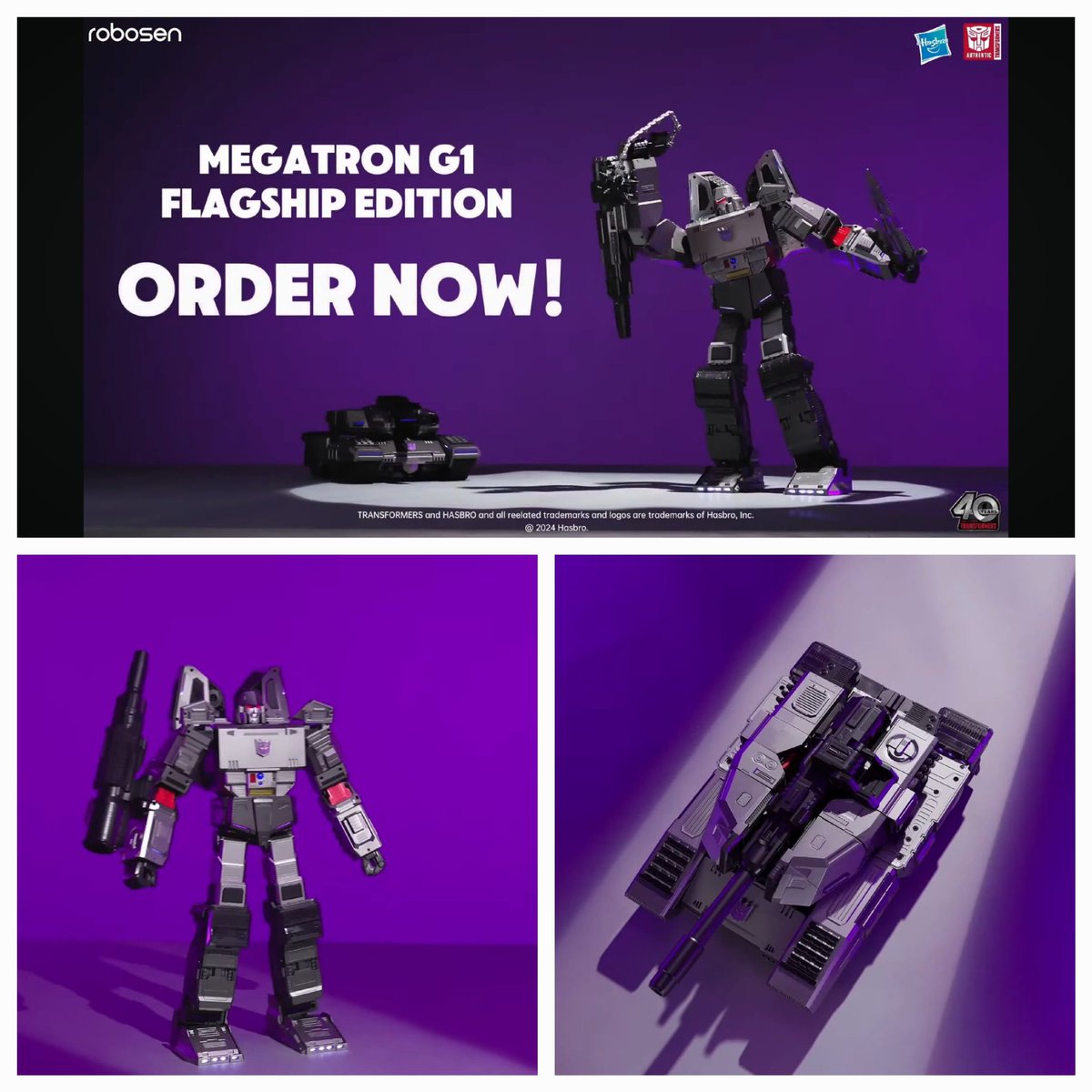 ✨️🤖💥ALERT💥🤖✨️
#Statoversians!
👁🌛👁
     🫶
Robosen Transformers Flagship Megatron #actionfigure is NOW up for preorder at Entertainment Earth ($899.00) & ships FREE!

#Transformers #Fanstream #Megatron #Robosen #toynews
TSOVIN!!
ee.toys/UNS28M