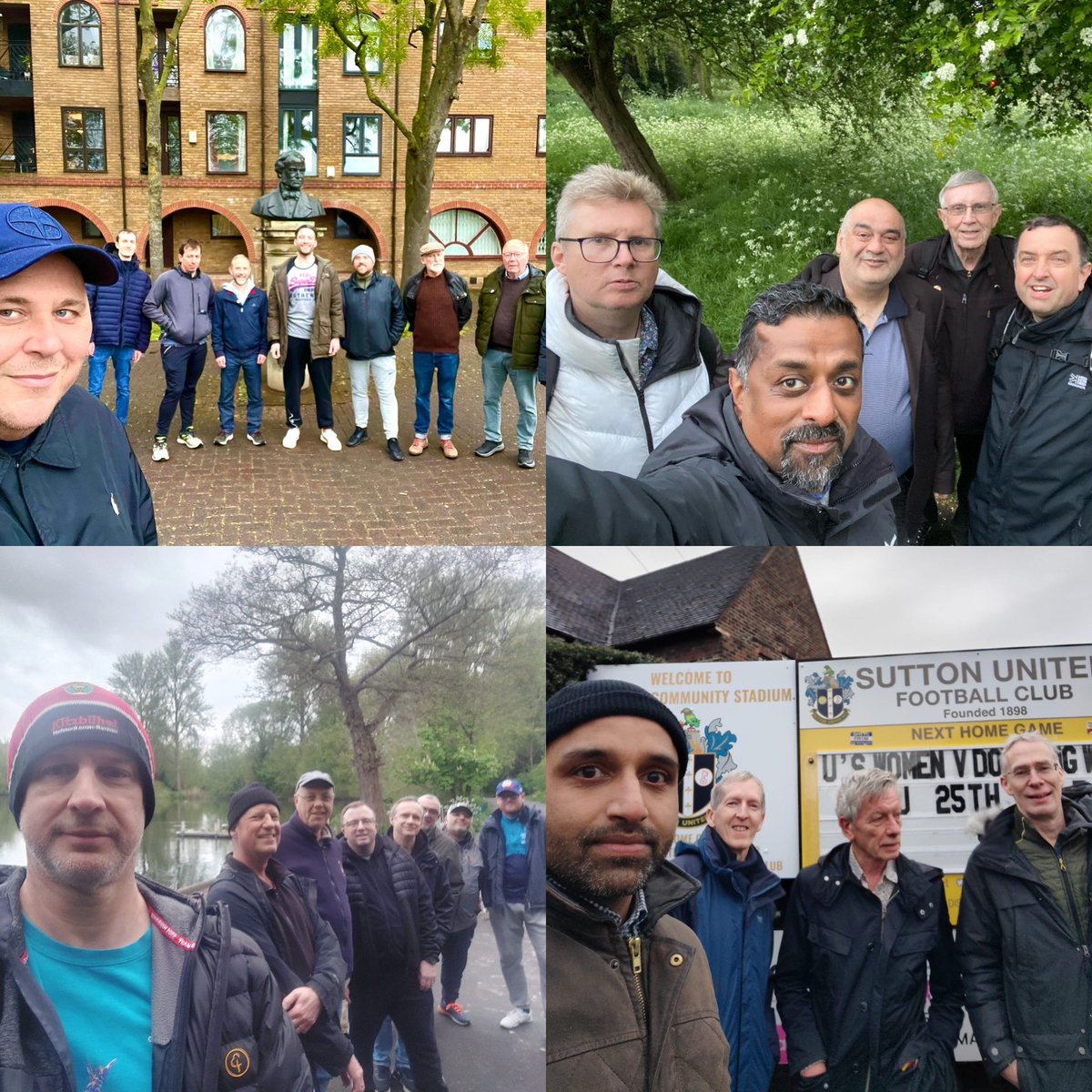 Four amazing walk and talks this evening Teams Southwark, Sutton, Rickmansworth and Redbridge All walking and most importantly talking this evening The support networks they have formed is great to see Message me direct or comment below for more information on how to join