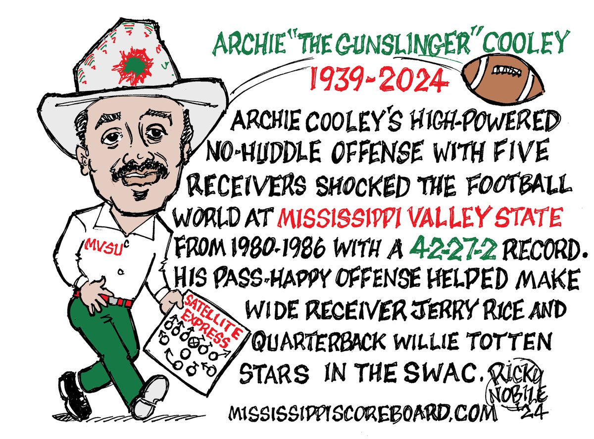 This week's cartoon by Ricky Nobile @MVSUDevilSports @MSValleyFB @MVSUDEVILS #MississippiFootball @theswac