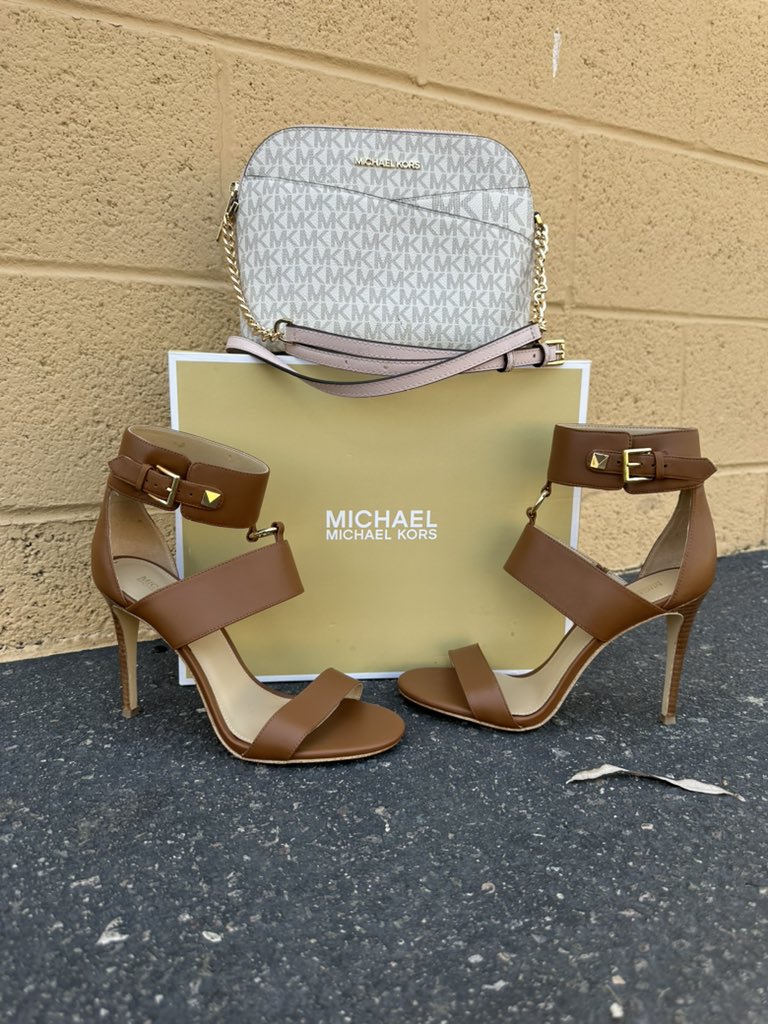 MK purse & heels just out at Dobson! #mesa #used #thrift #recycle #shoes #handbag #designer #fashion #fun #thrifted #namebrandexchange #clothing #mcc #college