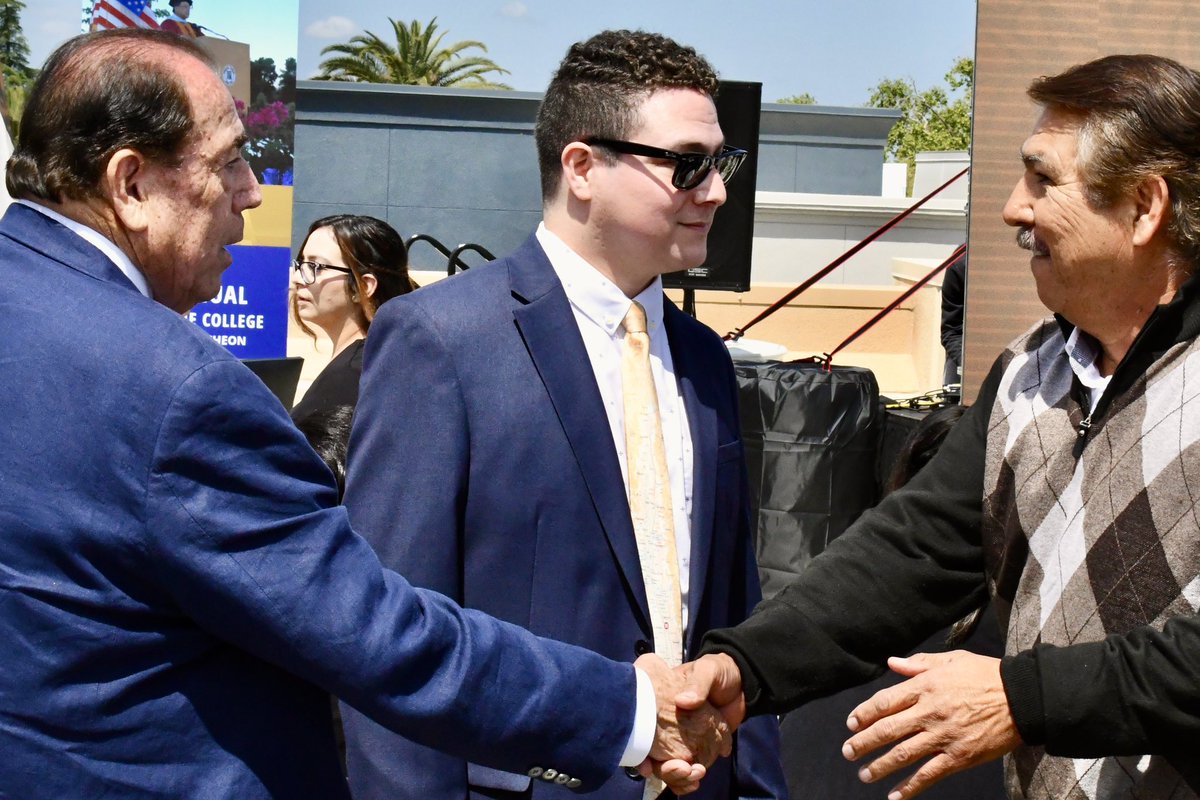 Celebrating an accomplished couple Dr <a href="/BenCVHEC/">Benjamin T. Duran</a> and Rosemary Duran at naming of the <a href="/mercedcollege/">Merced College</a> Dr. Benjamin Duran Business Center underway now with Pres <a href="/mcvitelli/">Chris Vitelli</a> &amp; <a href="/ChancellorMunoz/">Dr. Juan Sánchez Muñoz</a> #highered #leadership