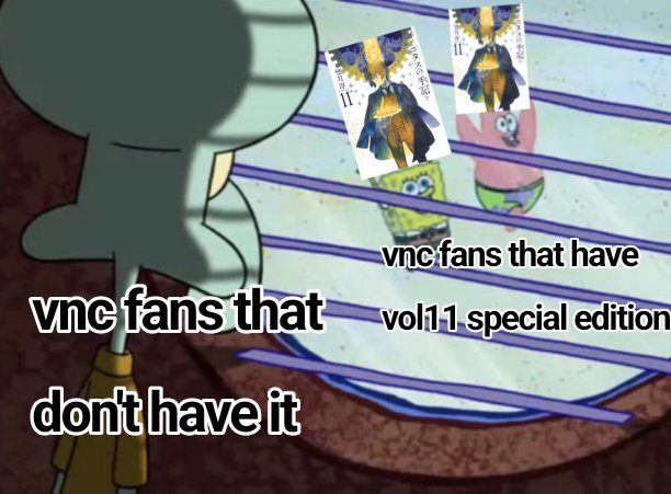 this really is what being a vnc fan currently feels like,,,

also folks remember to tag your spoilers when you talk about it 🫶🏻