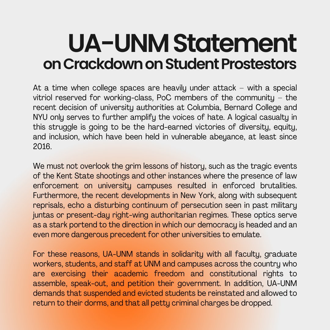 United Academics of the University of New Mexico tweet media