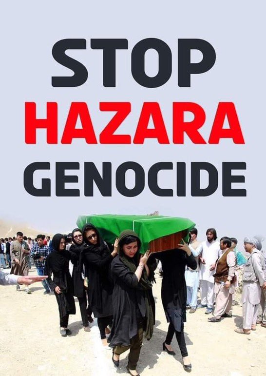 aman_gowhary's tweet photo. Genocide is the biggest crimes against humanity.Hazaras Genocide has been endless!the most tragic human suffering on the face of the earth.Countries signatory to genocide convention have the legal mandate to prevent it. Do Not ignore the Hazara genocide!
#StopHazaraGenocide https://t.co/bun4etDJCR