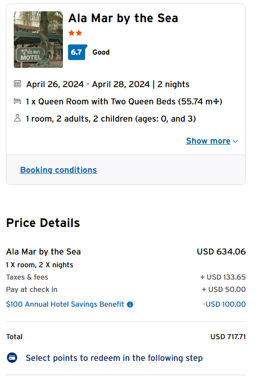BadBradWesley's tweet photo. @Citi when I book on your site to use benefits with my #CitibankPremier card I am charged $100 more than on a regular old travel site (@bookingcom). What's the point of offering a $100 travel credit if you're just going to cancel it out with fees? https://t.co/l9vbpN6QN5