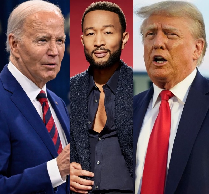 BREAKING: Music icon John Legend enthusiastically endorses President Biden for reelection, rejects Donald Trump, and puts the question about age to bed for good. Trump absolutely HATES it when celebrities come out against him... 'So I knew you were active on the campaign trail