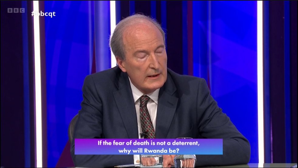 When you have lost the argument... #bbcqt.