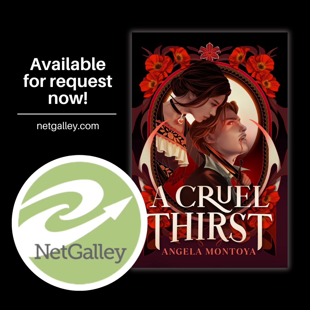 My sophomore novel with @JoyRevBooks is officially available for request on NetGalley! If you’re in the mood for swoony, vampy, and a little bit campy…request A CRUEL THIRST now!