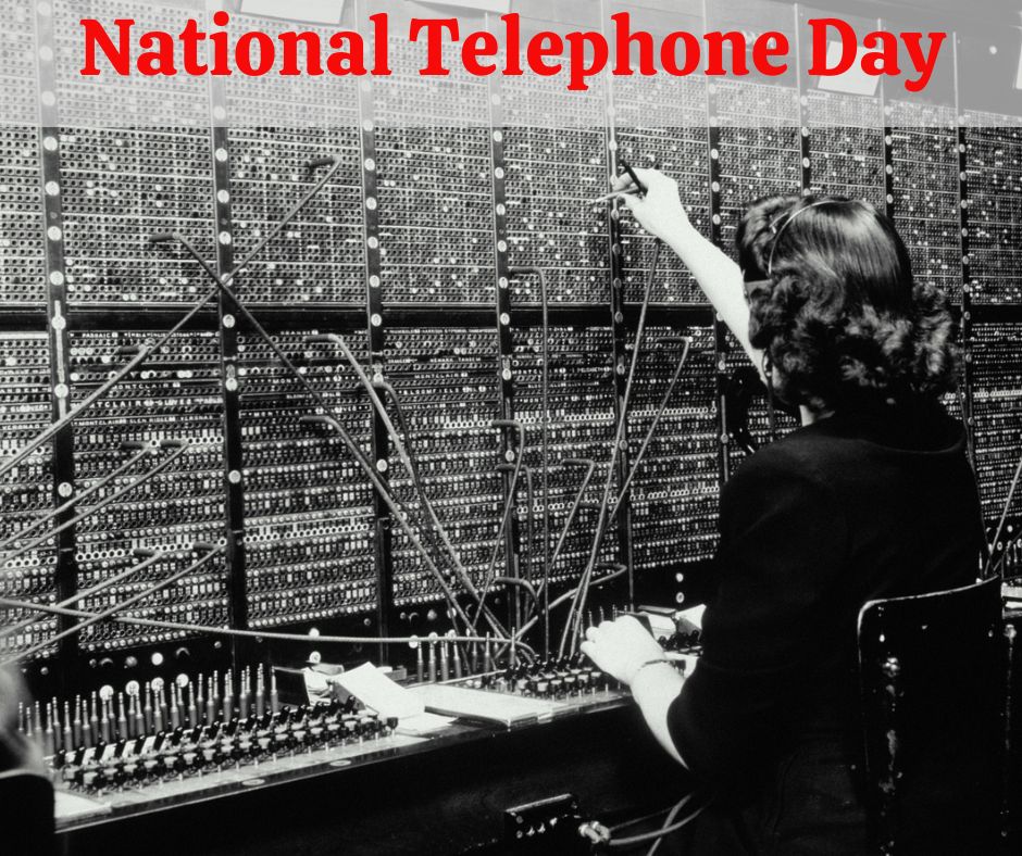 National Telephone Day!
bit.ly/2BksdeB  
 #entrepreneur #smallbiz #twerxlife #freeparking #coworking #austin #cedarpark #freecoffee
#telephone