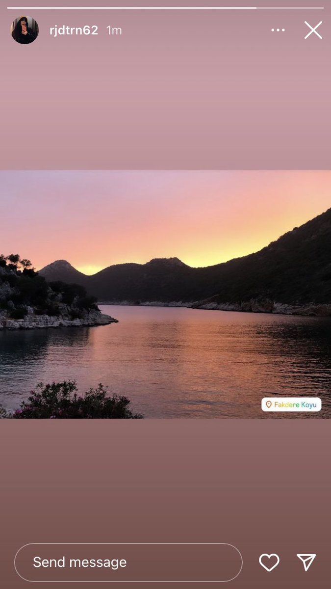 Sunset in Kaş 🌅😍 💙⛰️
#KeremBürsin 
#MaviMağara